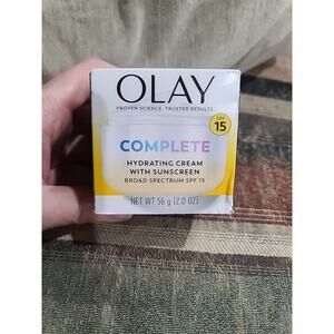 Olay Complete Cream Moisturizer SPF 15 Normal Moisture 2 oz Broad Spectrum